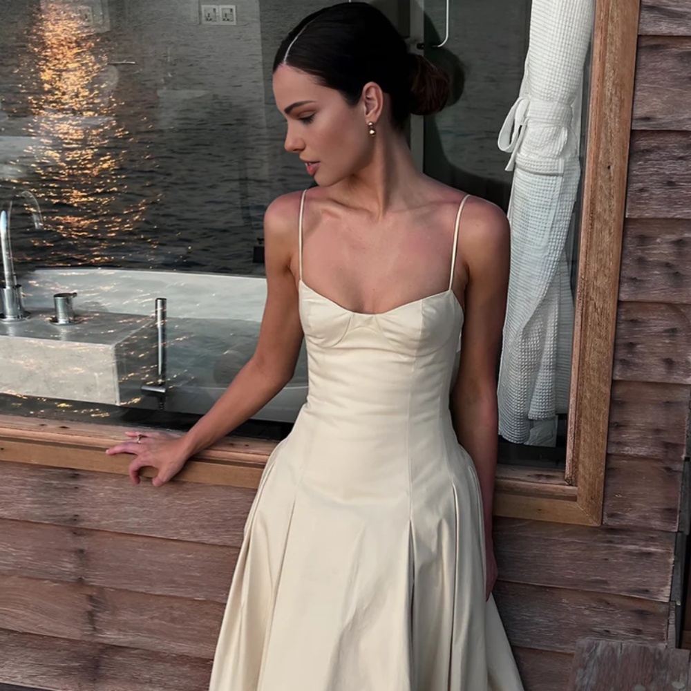 Ivory Midi Dress